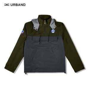 Jaket Cagoule Pria Casual kombinasi Terbaru A514