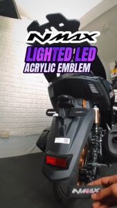 Multicolor Motorcycle Emblem Light for Honda Yamaha Motorcycle Double-Sided Adhesive Plug and Play