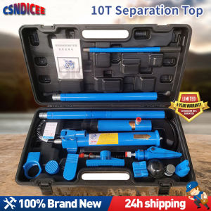 【Local delivery】10 Ton Portable Hydraulic Ram Auto Body Frame Repalr Kiti Separate hydraullc jack 10 Ton