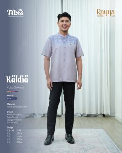 SARIMBIT  DRESS NIBRAS KALDIA BLUE TERBARU 2026 TERMURAH COCOK UNTUK LEBARAN ATAU ACARA KELUARGA