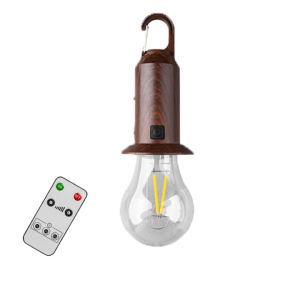 Solar Camping Light with Remote Control Waterproof Rechargeable Tent Camping Light LED Lampu Raya