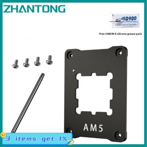 ZHANTONG Aluminum Universal AM5-AMD Desktop Chassis CPU Bending Correction Fixing Buckle Cover Apply To 7950X 7800X 7700X 7600X 7500F