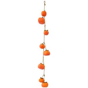 COOLSOOL 8 loại trái cây Mô phỏng dây hồng 85cm Tự làm dây chuyền hồng giả PVC Đồ trang trí treo tường Trang trí nhà cửa