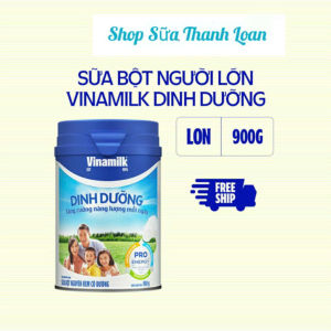 (HSD T11-2027) (MẪU MỚI) SỮA BỘT NGUYÊN KEM CÓ ĐƯỜNG VINAMILK DINH DƯỠNG - HỘP THIẾC 900G.