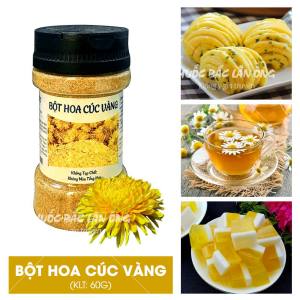 Bột hoa nhài 100g bột hoa lài nguyên chất thơm mịn dùng pha uống đắp mặt dưỡng da - Lãn Ông