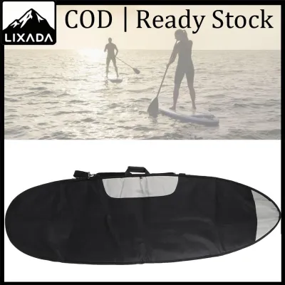 LIXADA Surfboard Carrying Bag Surfing Board Storage Case Detachable Shoulder Strap Protective Wear Resistant Lightweight for Longboard