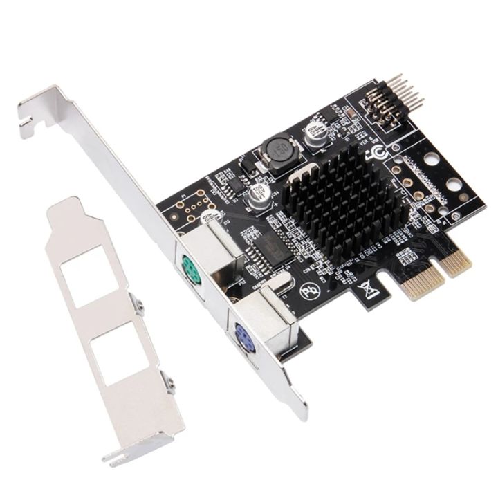 High Performance CV PCIE to PS 2 Dualport PS/2 Riser Card for w
