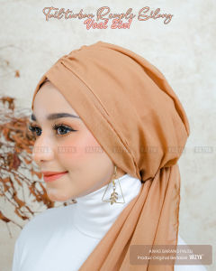 Hijab Instan / Jilbab Turban Tail Rempel 2in1 VOAL Silang