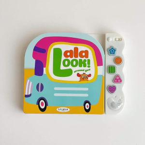 Đồ Chơi Âm Thanh Kèm Thẻ Ziczac Lalalook Kích Thích Thị Giác và Thính Giác Cho Bé Sơ Sinh - Lalala Baby