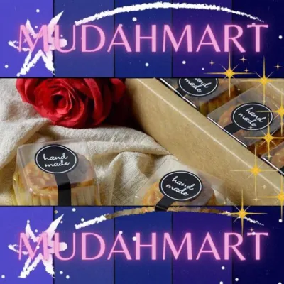 (50pcs) Plastic Hari Raya Kuih Cookie Mooncake Tray / Box With Cover (Black/Gold) 月饼包装 月饼托塑料
