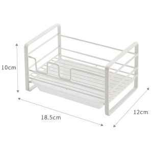 KOALA ที่วางฟองน้ำ ที่วางฟองน้ำบนซิงค์ ตะแกรงวางฟองน้ำ เหล็กอย่างดี พร้อมถาดรองน้ำ ตะแกรงวางฟองน้ำบนซิงค์ รุ่น