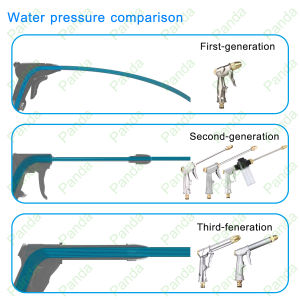 PANDA Semprotan Air Tekanan Tinggi Berputar Logam Semprotan Air Dahsyat Mobil Motor Taman Berkuallitas Tinggi Multifungsi Semprotan Air Penyemprot Logam Kuningan Nozzle Jet Water Cannon Metal Water Spray Gun with Brass Nozzle [Stok & Pengiriman Cepat]