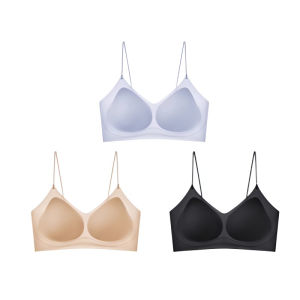 Seamless Invisible Bra T Shirt Bra Wireless Bra Ice Silk Comfort Womens Lingerie
