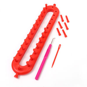 1 Bộ Máy Dệt Kim Hình Chữ Nhật Dệt Khăn Quàng Cổ Mũ Len Khăn Choàng Máy Dệt Khâu Dụng Cụ Bện Thủ Công Tự Làm