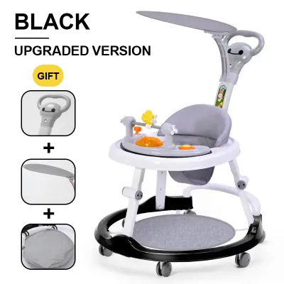 Baby Walker Suitable For 6-24 Months Infant multi-functional Adjustable Foldable with music & lights