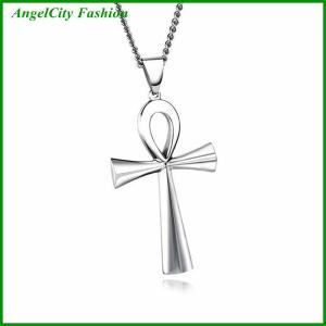 AngelCity Fashion Store Pendant Egyptian Ankh Crucifix Necklaces Pendants Jewelry Gifts Chains