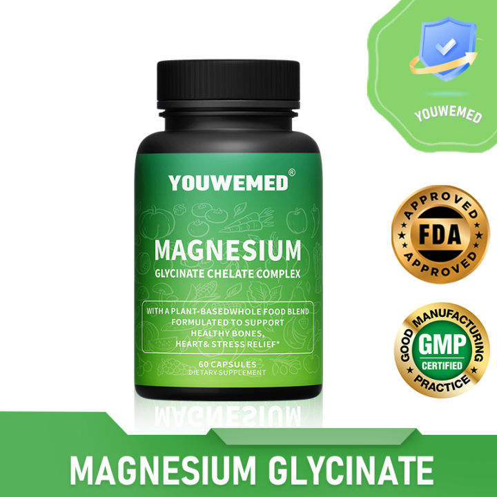 Magnesium Glycinate, Sleep,Support Stress Management,Relaxation,Brain