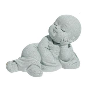 Natural Stone Buddhist Figurine Decoration Indoor Garden Buddhist Statue For Living Room Shelf Display