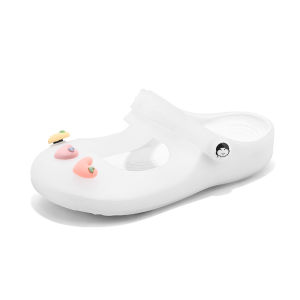 [Free Shipping] WomenS Non-Slip Summer Outdoor Clogs With Closed Toe And Thick Sole Beach Shoes Jelly Operating Room Slippers