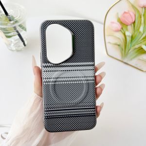 For Huawei Honor 400 Pro Case Hard Carbon fiber  wireless charging Protective Back Cover For Honor 400 400Pro Shell