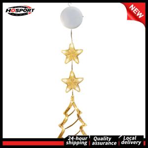 【HOSPORT】 Christmas Window Hanging Light Warm White 3 Pack LED Sucker Lamp with Suction Cup for Christmas Home Shop Party Gifts