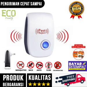 [ PROMO COD ] Alat Pengusir Nyamuk Ultrasonik Tikus Kecoa Lalat Serangga Semut Hama Elektrik Pest Reject Repeller Perangkap Jebakan Nyamuk Ultrasonic Alat Pembasmi Hama Dalam Ruangan Ampuh Aman Untuk Bayi Alat Anti Nyamuk Lalat Kamar Di Rumah Tidak Berbau