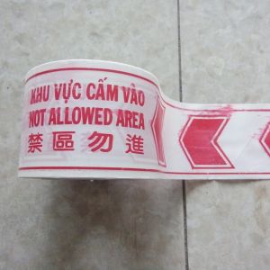 Cuộn dây cảnh báo rào chắn cảnh báo khu vực nguy hiểm dài 100m Cuộn rào cảnh báo có 2 màu trắng đỏ và vàng đen - Bảo hộ Thinksafe