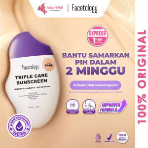 FEMME || Facetology Triple Care Sunscreen Tinted SPF 50 PA++++ 40ML