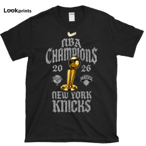 New York Knicks NBA Champions 2026 T-Shirt Look prints