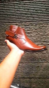 SEPATU PRIA  KULIT ZIPPER PORMAL PANTOFEL KANTOR KERJA RESMI KONDANGAN PRIA