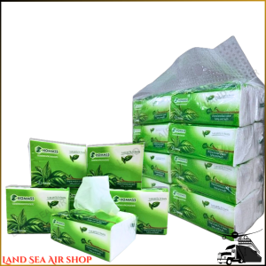 HOMMSS Tissue Natural Care of Raw Wood Pulp (4 Layer x 300pcs)