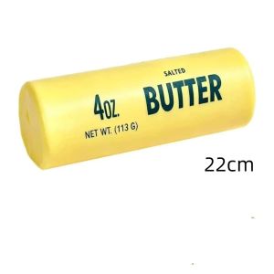 TEWUB Sensory Soft Slow Rebound Butter Stick Release Hand Relax Gift Realistic Butter Sticks Venting Ball 11cm Cylinder Butter Stick Squeezing Toy Kids Toy