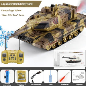 Toy Remote Control Car Series Rc Tank 2.4g 13 Channel Water Jet Battle Gen2 Simulation German Panther Tracked Tank Remote Control Toy