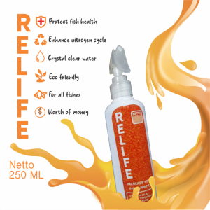 Probiotik Spray RELIFE untuk Kolam Akuarium dan Kesehatan Ikan IKANESIA