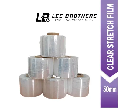 Clear Stretch Film Mini Baby Roll 50mm x 230g