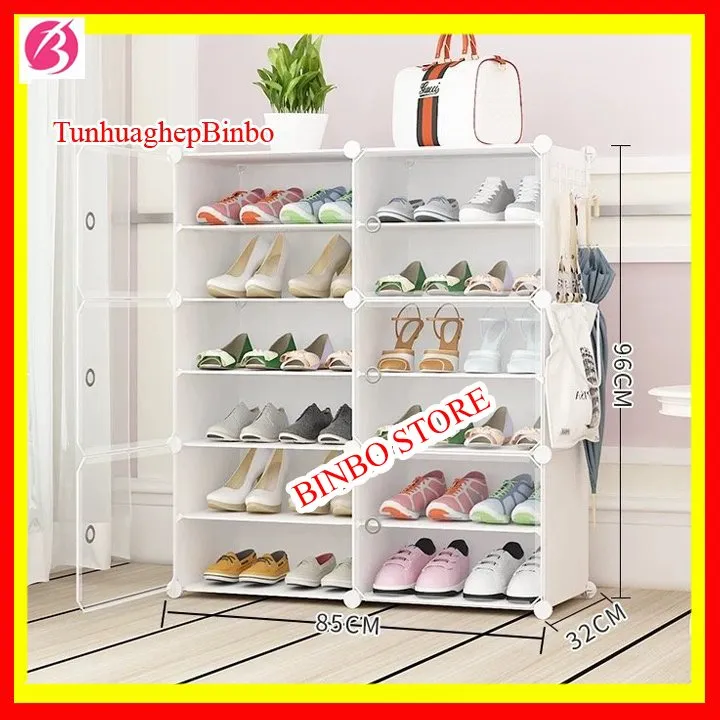 [GIẢM GIÁ] Tủ giày- tủ nhựa để giày dép lắp ghép đa năng 12 ngăn kích ...