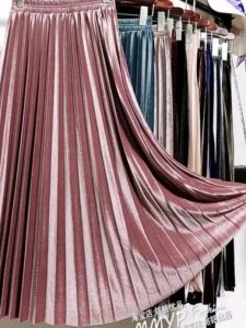ROK PLISKET 7/8 BLUDRU VELVET IMPORT ROK KOREA