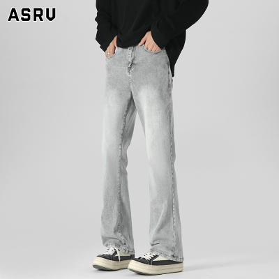 ASRV American high street bootcut jeansmen's slim bootcut straight pants casual pants