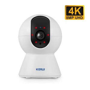 KERUI WiFi IP Pets Camera Home Security Dog Cats Camera Tuya Smart 4K 8MP HD Video Night Vision Surveillance AI AlertsCam2026