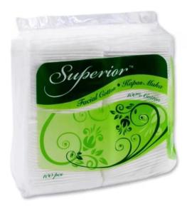 [MALAYSIA READY STOCK] 100pcs SUPERIOR Facial Cotton Kapas Muka Cotton 100%
