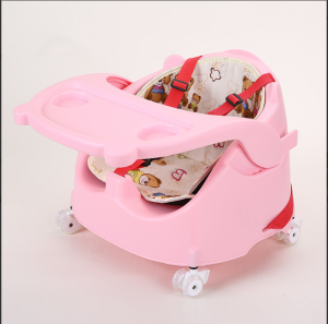 🚚จัดส่ง1-2วัน🚚 เก้าอี้กินข้าวเด็ก Chair-Multifuction เก้าอี้นั่งทานข้าว รุ่นใหมโต๊ะกินข้าวเด็ก ปรับได้ มีล้อ เบาะหนัง