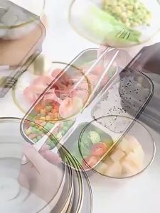 Portable 304 Stainless Steel Bento Lunch Leakproof Microwave Heating Food Container Tablewar