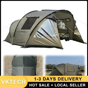 Camping Tents Tunnel Tent with Screened Porch Glamping Tents for Outdoor Hiking