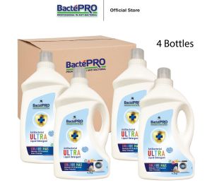 BACTEPRO ANTIBACTERIAL LAUNDRY DETERGENT 4.2KG - COLOUR MAX - 4 BOTTLES
