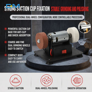 Diymore AC 100-240V Compact Grinder Household Electric 7-Speed Multifunctional Rust Removal Polishing and Sanding Machine