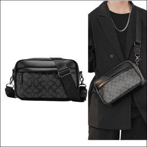BagAmbush New Mens outdoor casual fashion Clutch Premium Leather Crossbody Bag Messenger Sling Bag