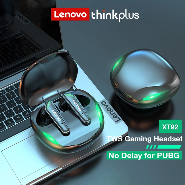 Lenovo XT92 Wireless Gamer Earphones Bluetooth 5.0 Headset Sports ...