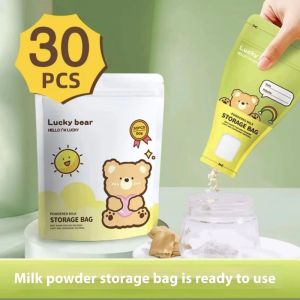 30 Pcs Disposable Milk Powder Storage Bag Plastik Simpanan Susu Tepung for Baby BPA Free Portable