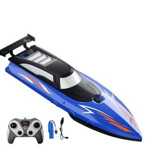 CHENJIE Thuyền điện Thuyền điều khiển từ xa Tốc độ cao Động cơ kép Thuyền Rc Mini Đồ chơi nước mùa hè Điều khiển từ xa bằng sóng vô tuyến Tàu điều khiển từ xa Quà tặng trẻ em