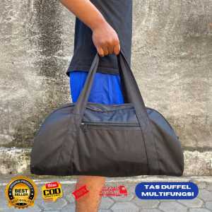 Tas Duffle Multifungsi Oxford Navy Polos untuk Fitness dan Mudik